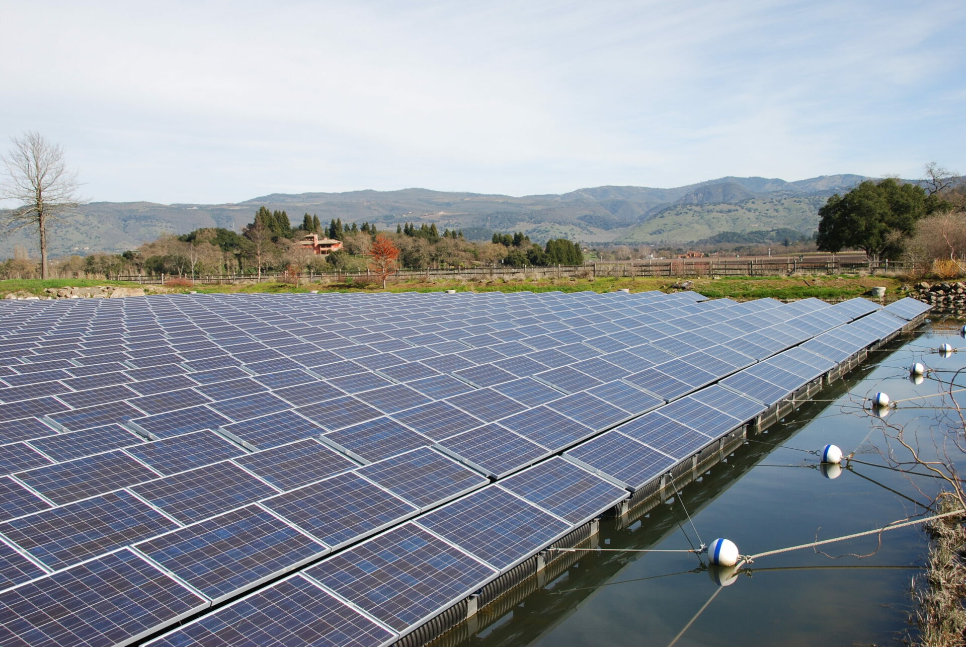 Clean power for one of Napa's oldest wineries. Photo courtesy Far Niente