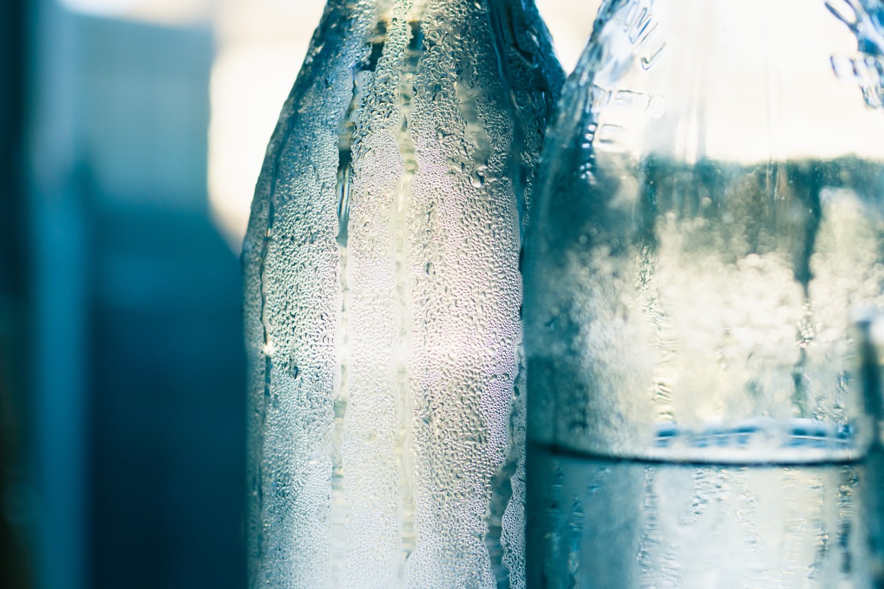 sweating bottles by greg rosenke