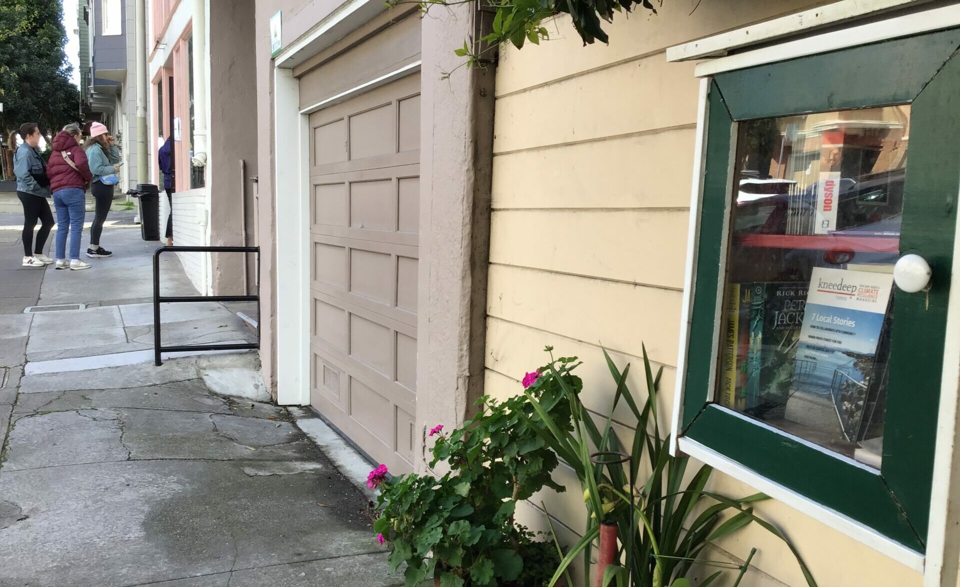 tiny library near butter and crumble