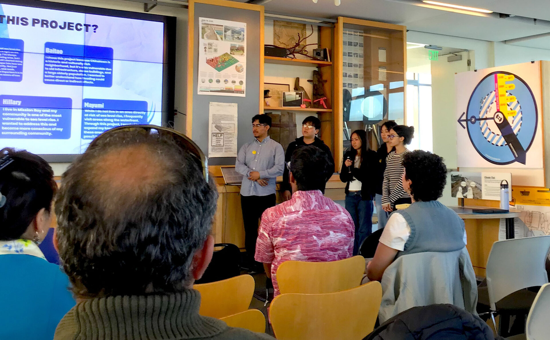 Five teenagers present at the Shoreline Academy.