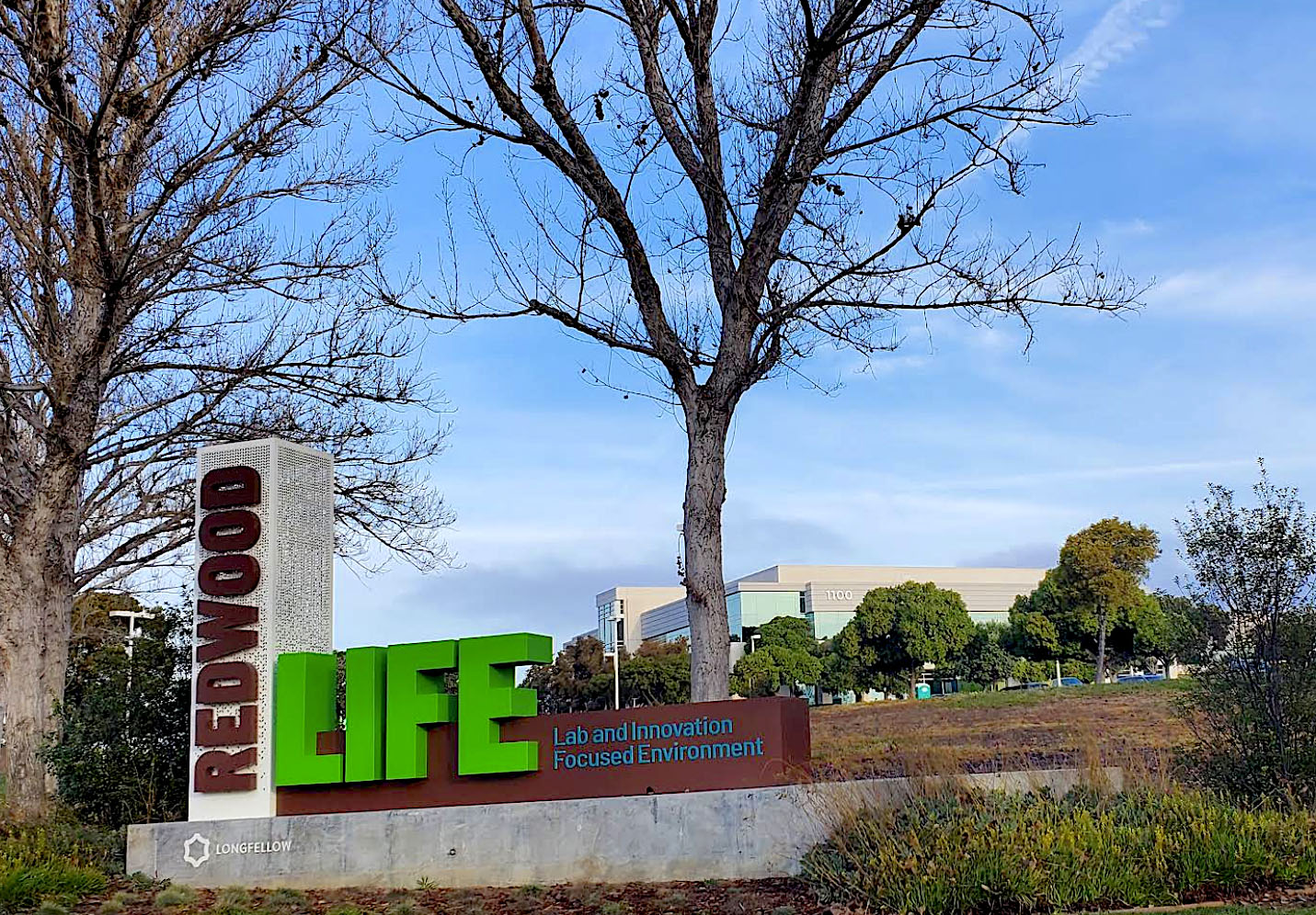 Redwood Life Campus entrance Redwood Life Campus entrance.