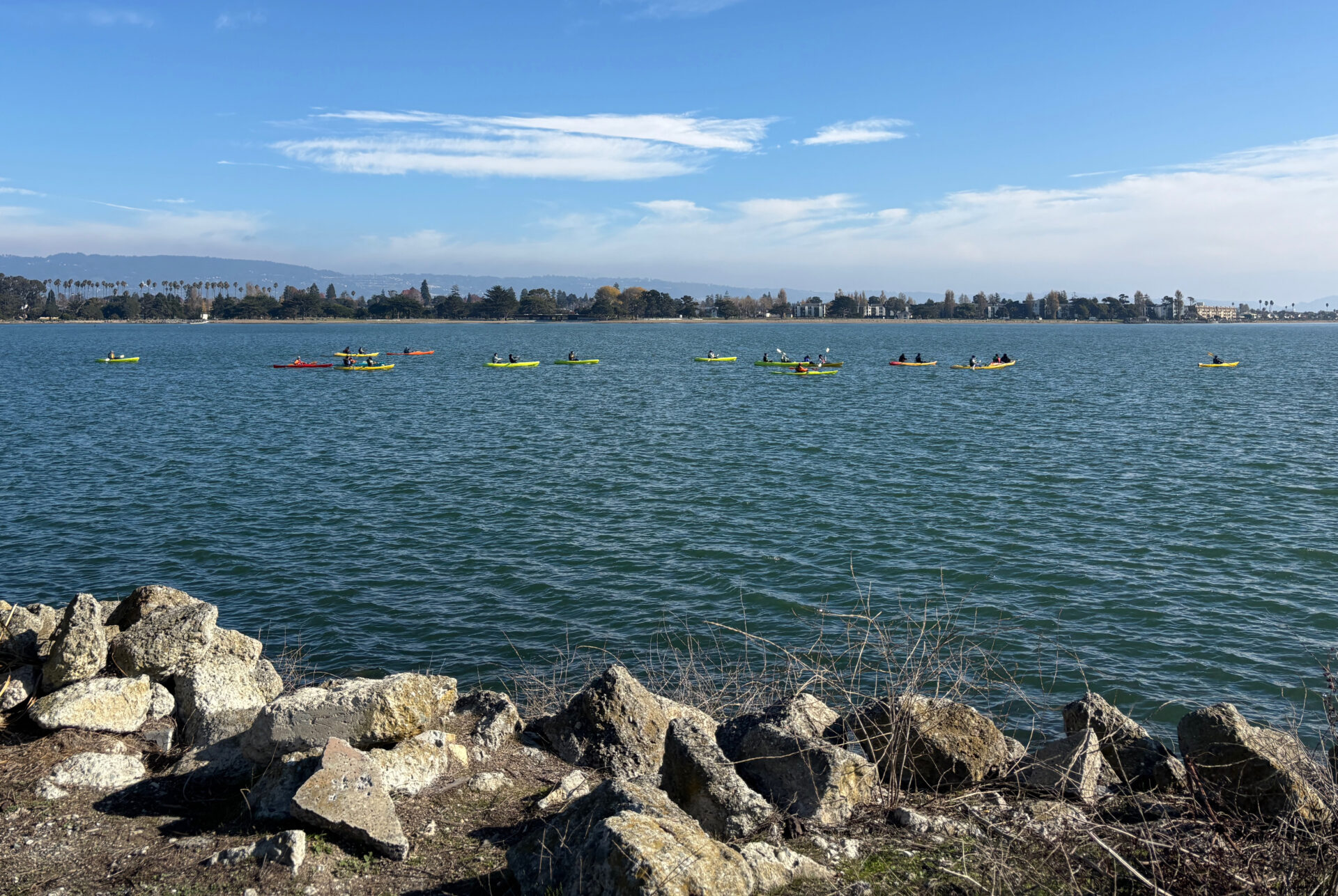 Crealock and McCarthy at a local stable near Fairfax, where beloved horses remain at risk in a fast-moving fire. 