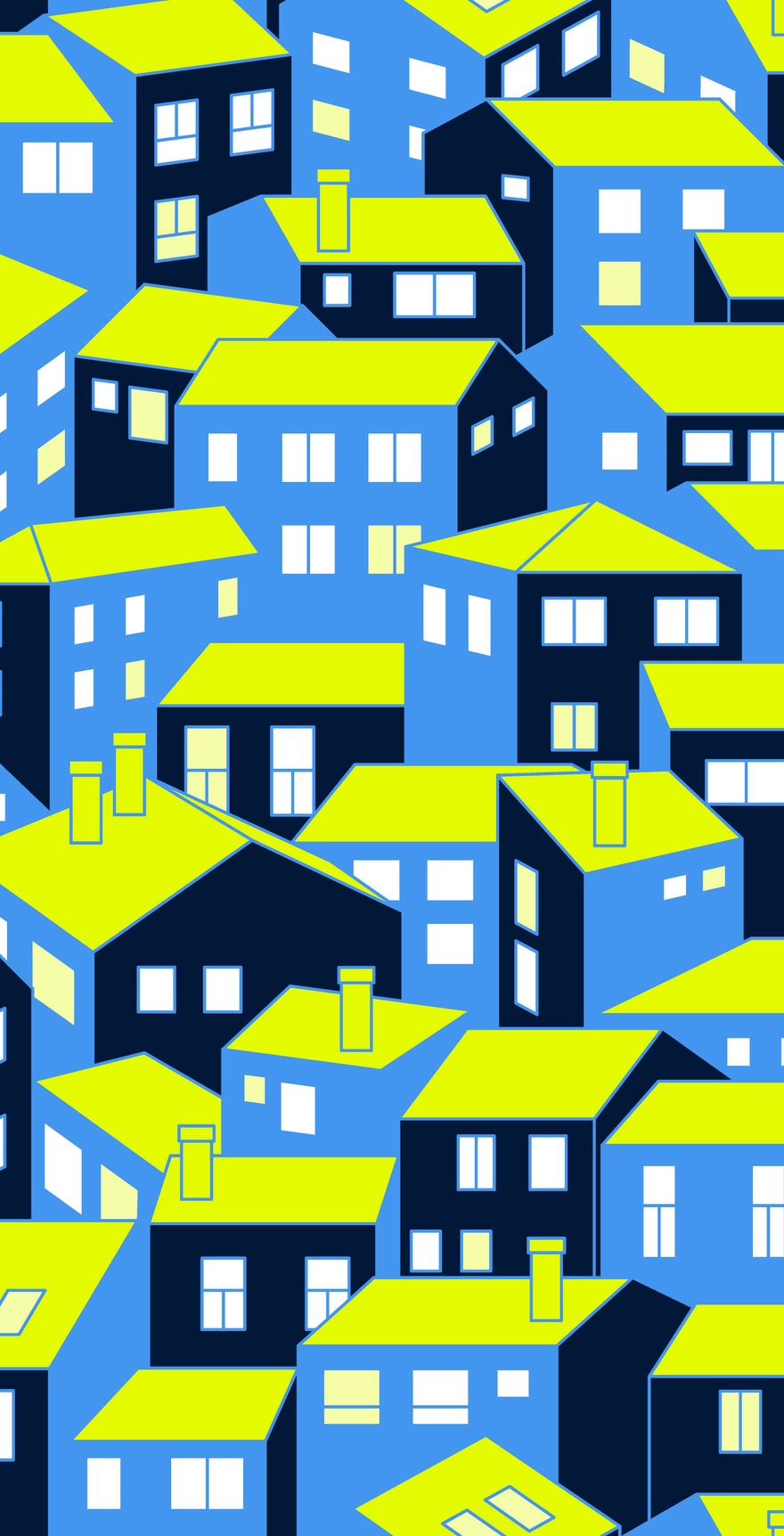 Illustration of houses