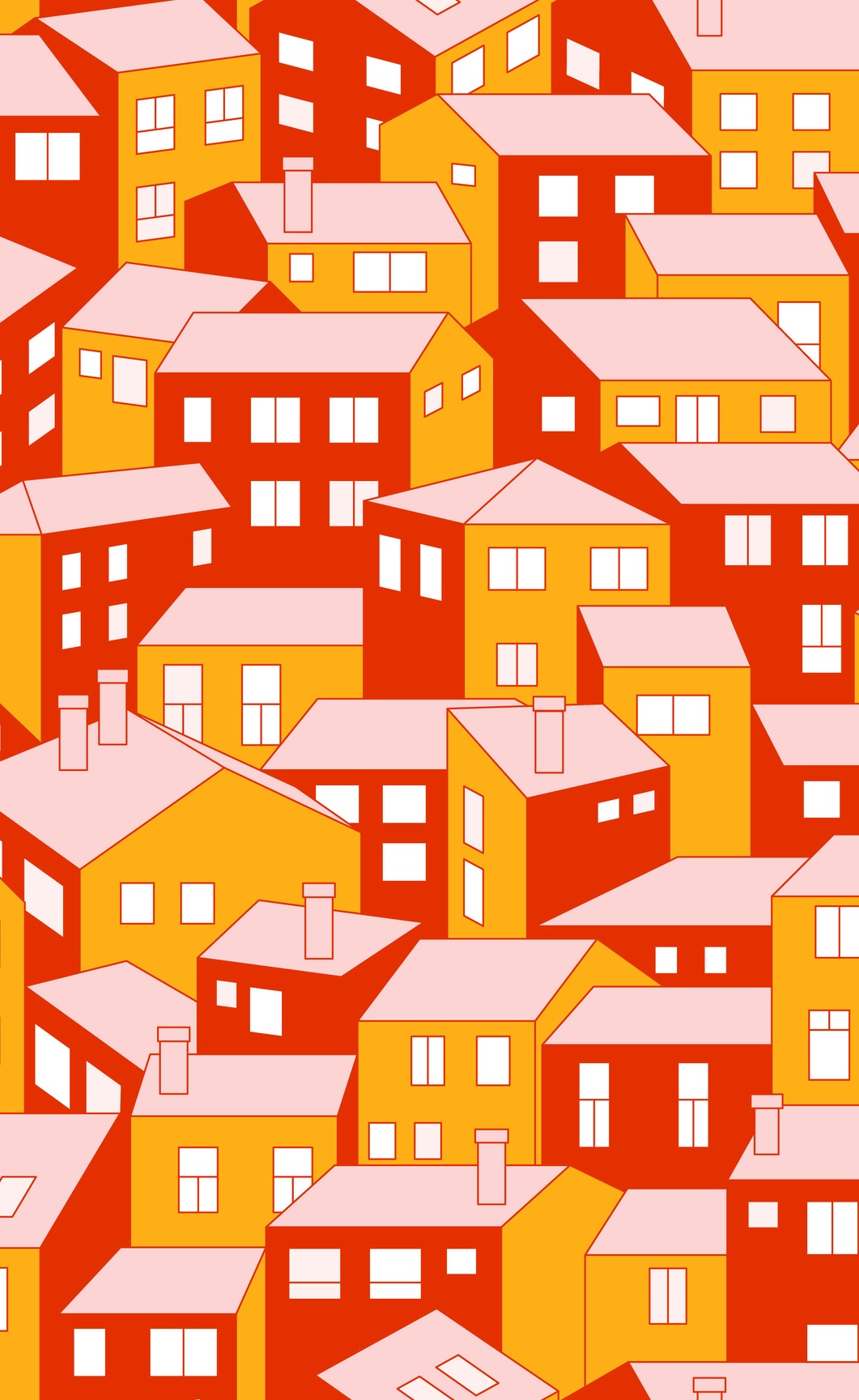 illustration of houses