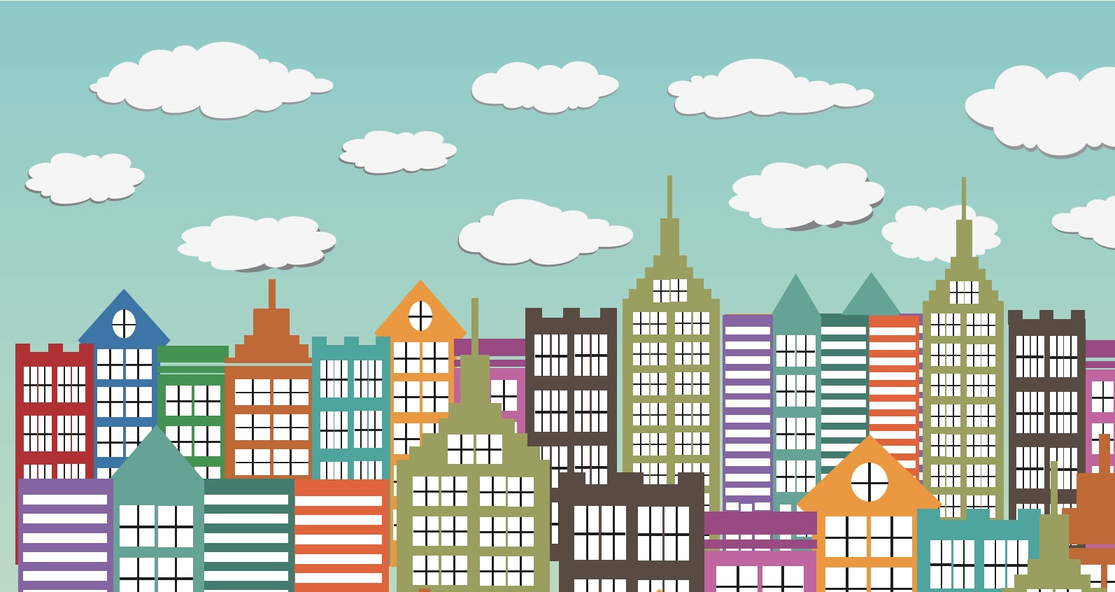 urban skyline illustration