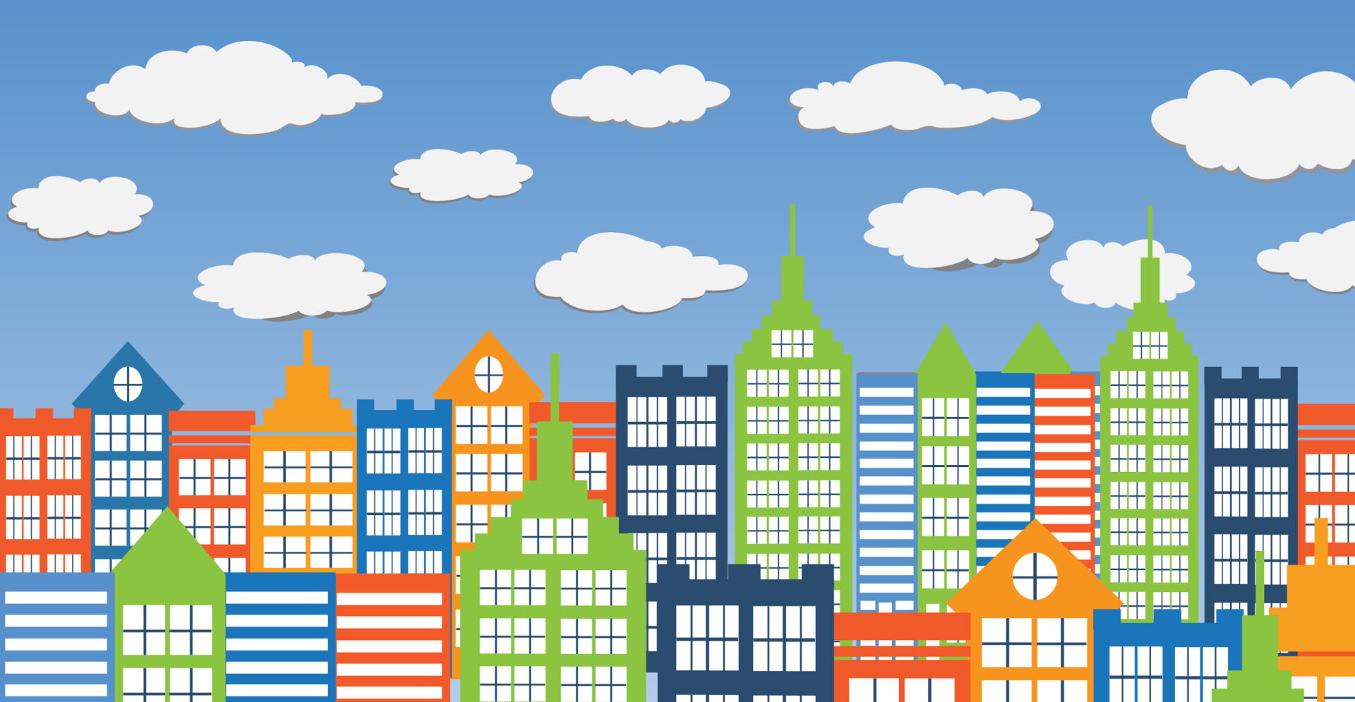 urban skyline illustration