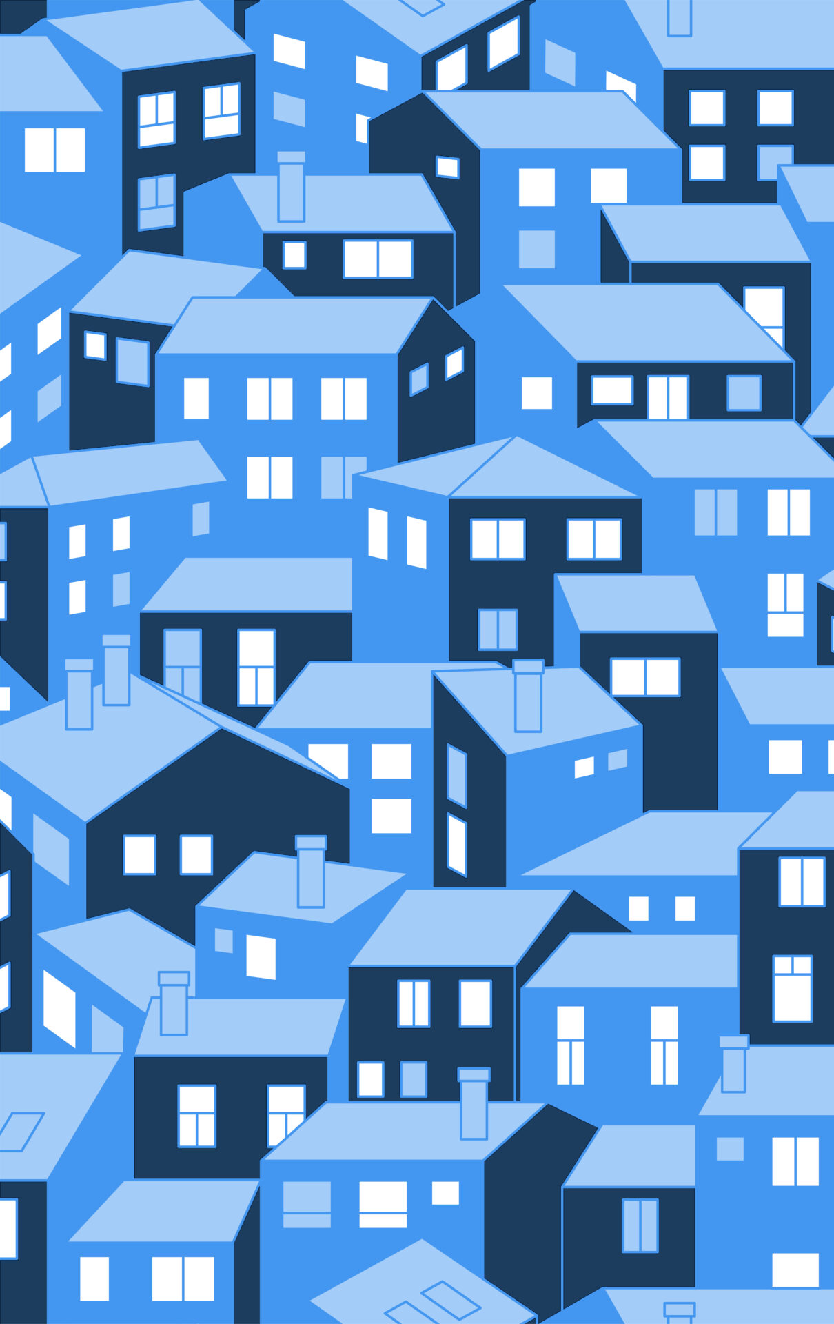 Illustration of houses