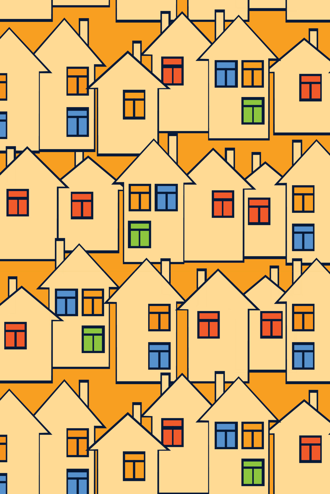 Illustration of houses