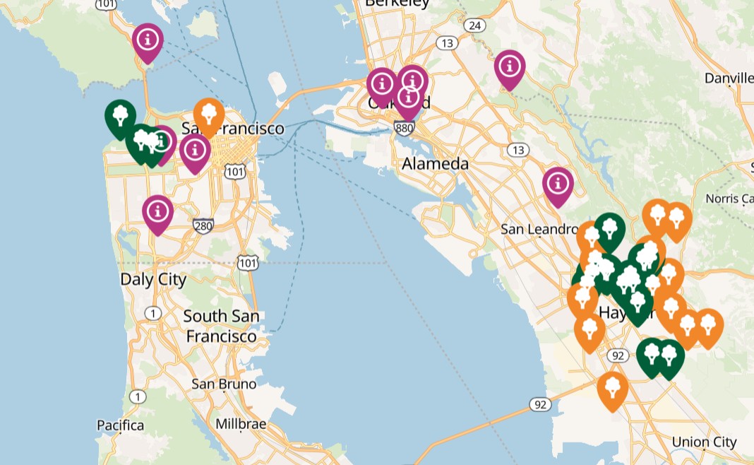 Highly accessible Bay Trail along Oakland’s coast. Photo: California Coastal Conservancy.