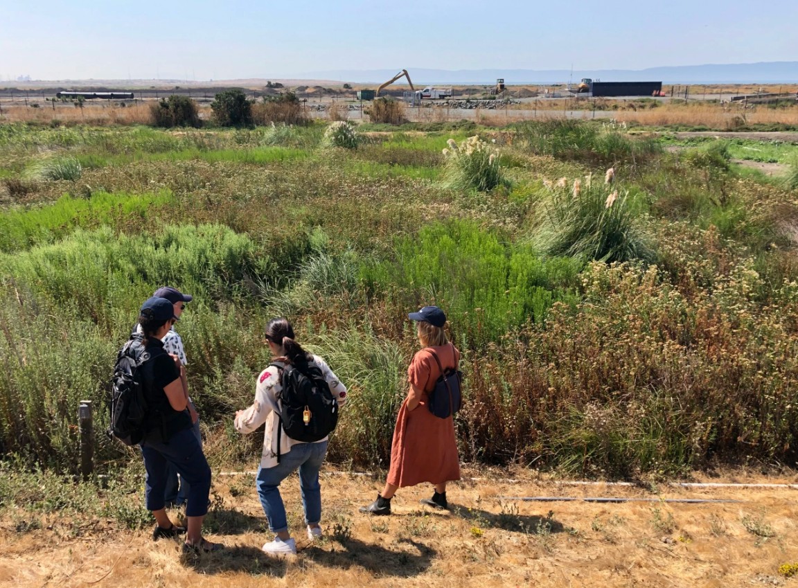 Highly accessible Bay Trail along Oakland’s coast. Photo: California Coastal Conservancy.